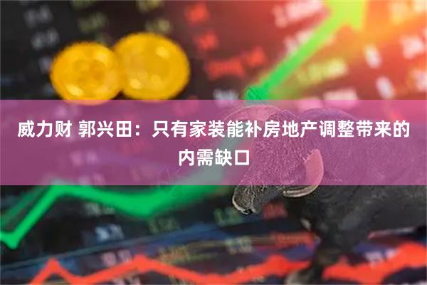 威力财 郭兴田：只有家装能补房地产调整带来的内需缺口
